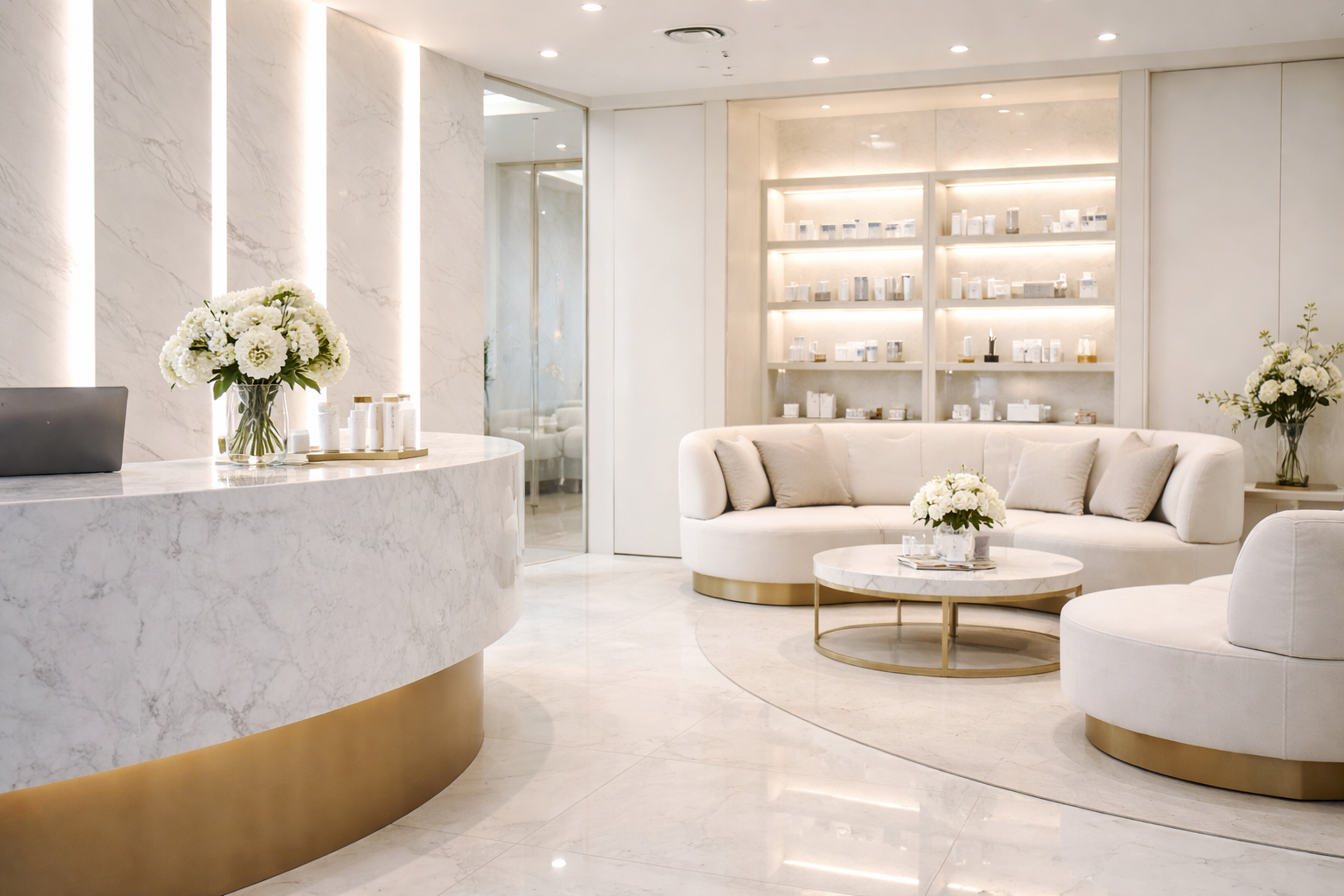Aesthetic clinic consultation